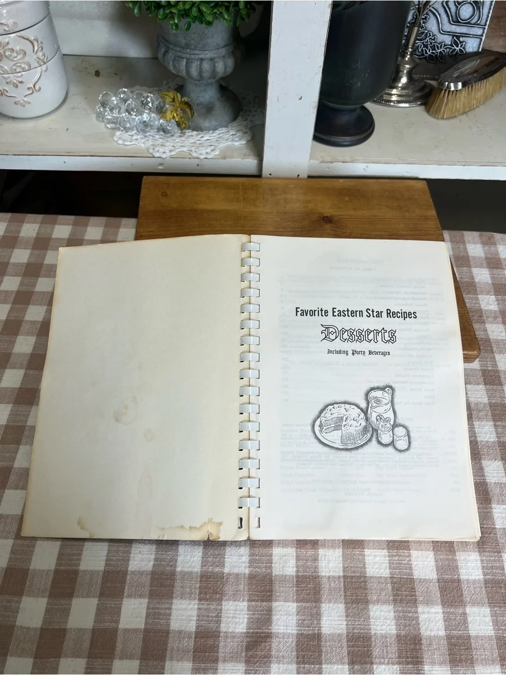 Vintage cookbook favorite eastern star recipes dessert